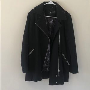 Heavy Black Coat from Guess
